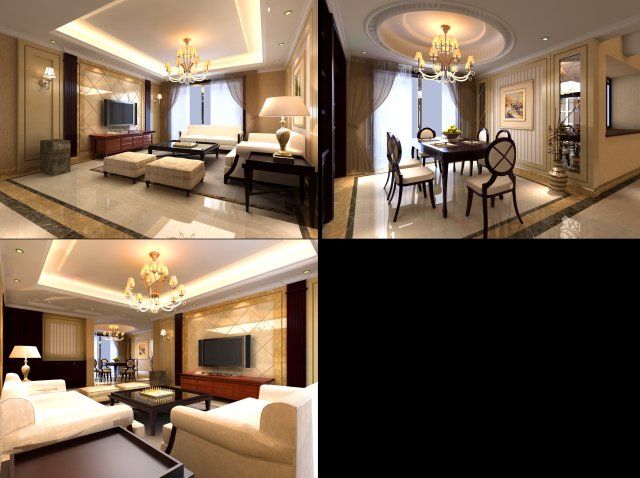 3d home 1442 3D-Modell .c4d .max .obj .3ds .fbx .stl .blend 