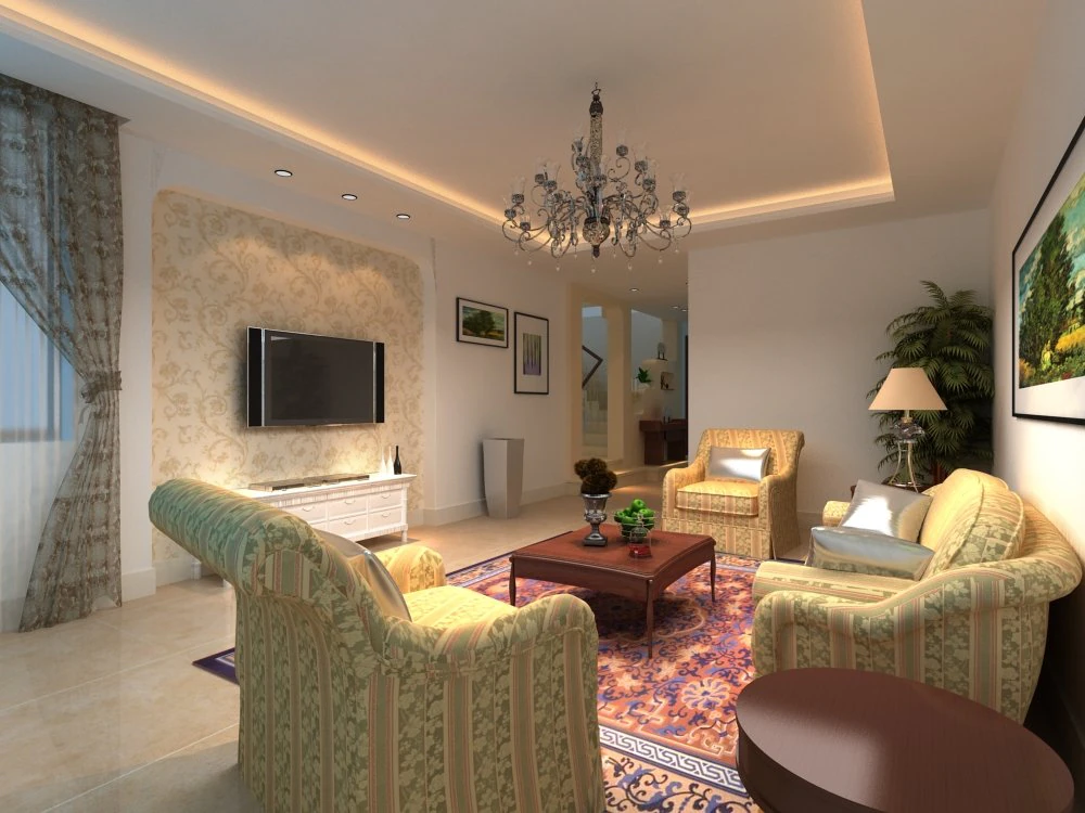 3d home 1444 3D Model .c4d .max .obj .3ds .fbx .stl .blend 