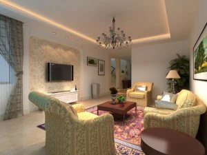 3d 홈 1444 3D 모델