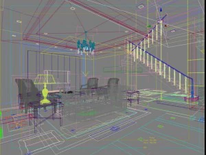 3d home 1445 3D Model