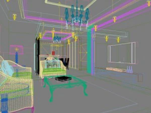 3d home 1447 3D Model