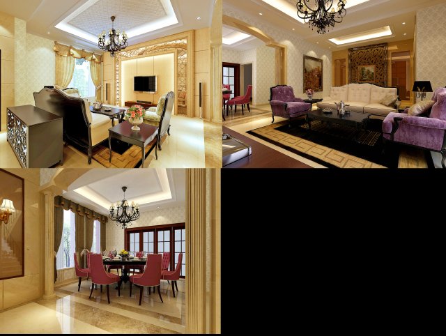 3d home 1448 3Dモデル .c4d .max .obj .3ds .fbx .stl .blend 