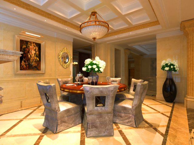 3d home 1452 3D Модель .c4d .max .obj .3ds .fbx .stl .blend 