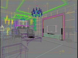 3d home 1458 Model 3D