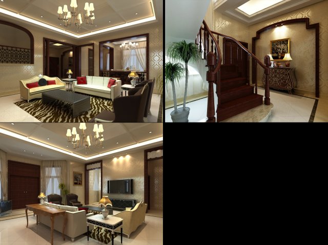 3d home 1469 3D Model .c4d .max .obj .3ds .fbx .stl .blend 