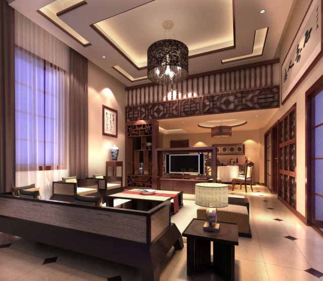 3d home 1485 3D Modell .c4d .max .obj .3ds .fbx .stl .blend