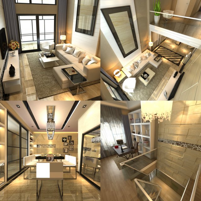 3d home 1510 3D 模型 .c4d .max .obj .3ds .fbx .stl .blend