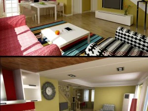 3D дом 1534 3D Модель