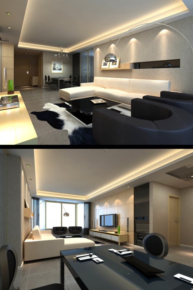 3d home 1536 3D मॉडल .c4d .max .obj .3ds .fbx .stl .blend 