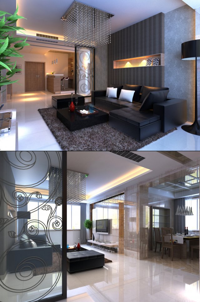 3d home 1538 Model 3D .c4d .max .obj .3ds .fbx .stl .blend 