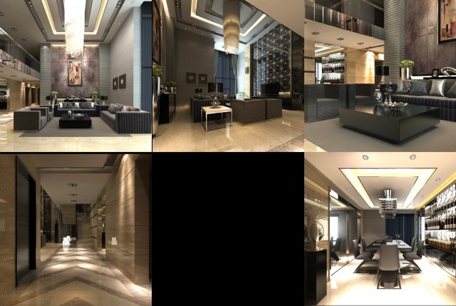 3d home 1541 Modèle 3D .c4d .max .obj .3ds .fbx .stl .blend 