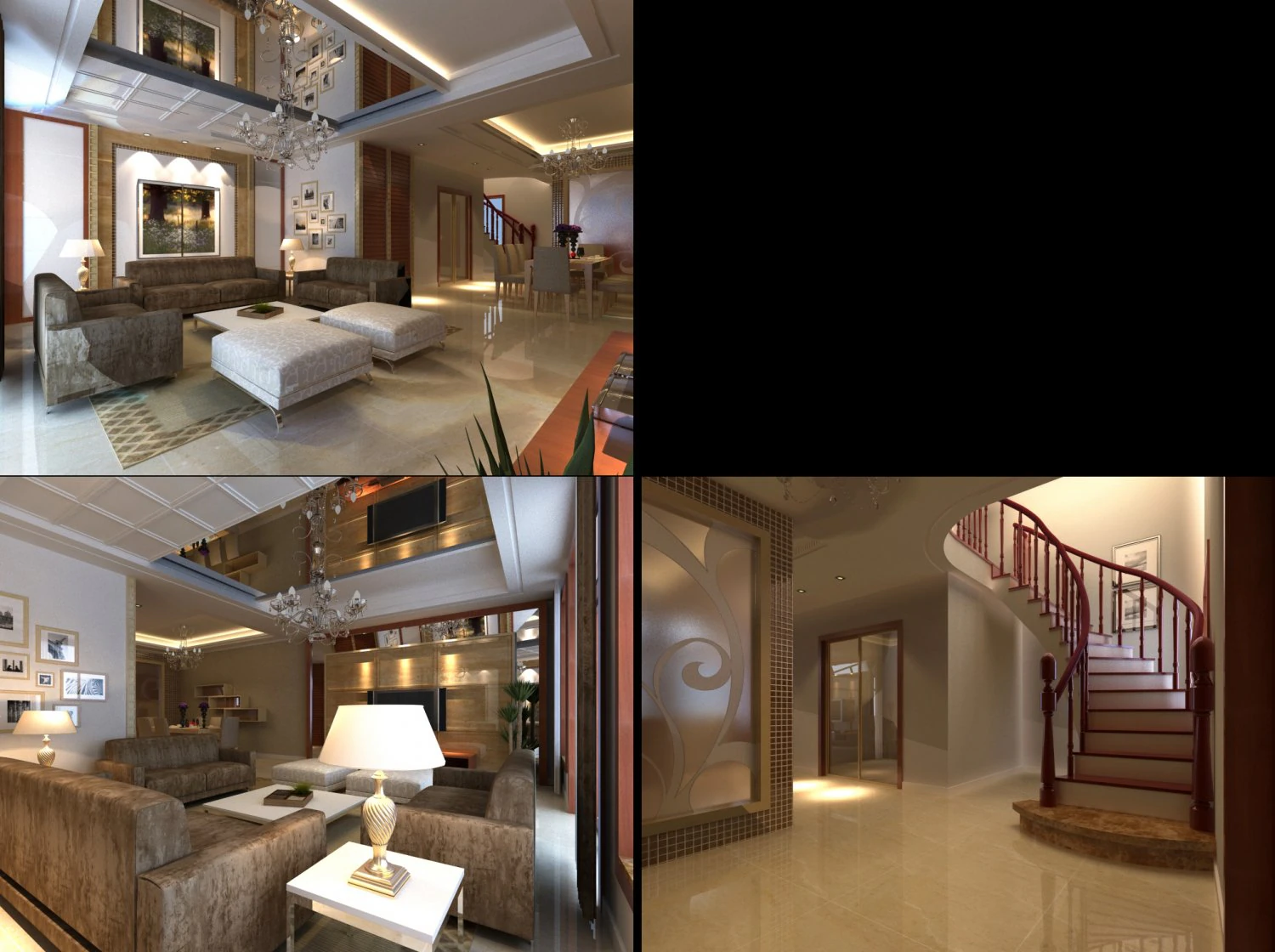 3d home 1542 3D Model .c4d .max .obj .3ds .fbx .stl .blend 