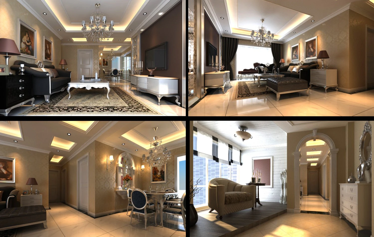 3d home 1546 3D Model .c4d .max .obj .3ds .fbx .stl .blend 
