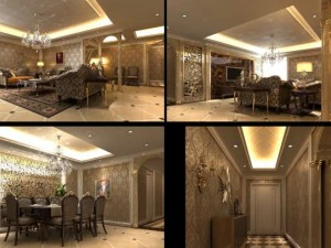 3D дом 1547 3D Модель