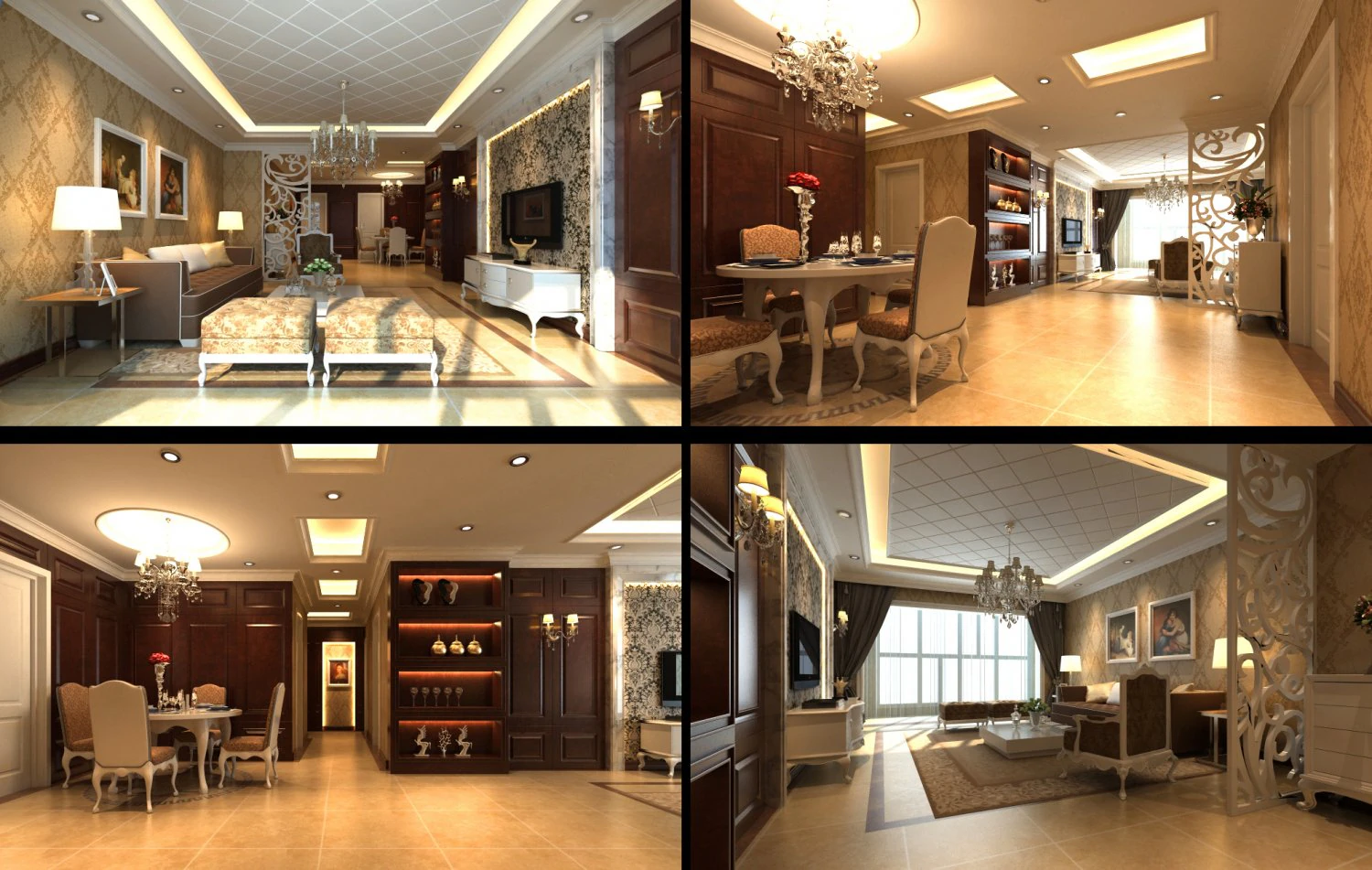 3d home 1548 3D Model .c4d .max .obj .3ds .fbx .stl .blend 