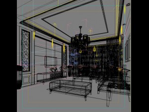 3d home 1555 Model 3D