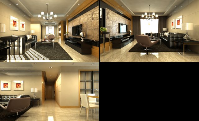 3d home 1556 3D Model .c4d .max .obj .3ds .fbx .stl .blend 