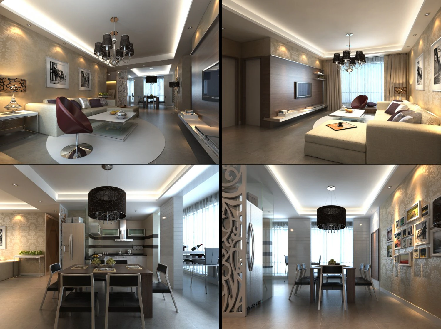 3d home 1557 3D Model .c4d .max .obj .3ds .fbx .stl .blend 