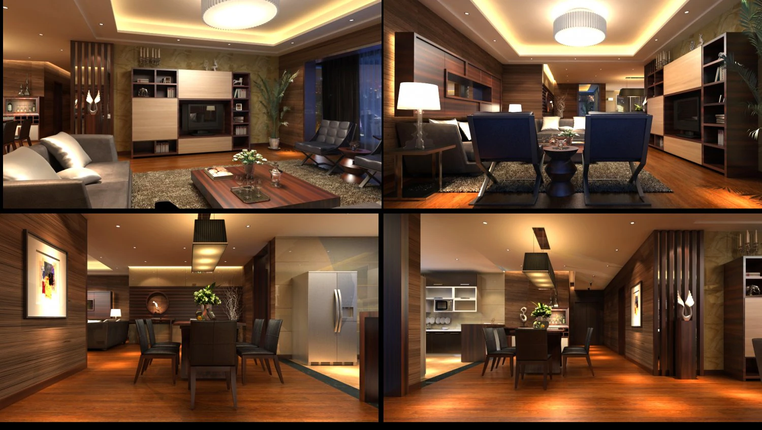 3d home 1558 3D Model .c4d .max .obj .3ds .fbx .stl .blend 