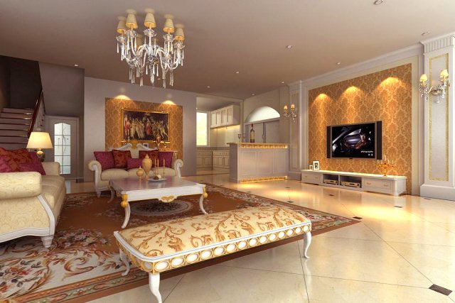 3d home 164 3D Модель .c4d .max .obj .3ds .fbx .stl .blend 