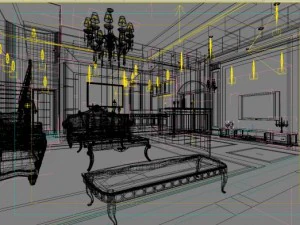 3d home 164 3D Model