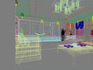 3d home 166 3D Model