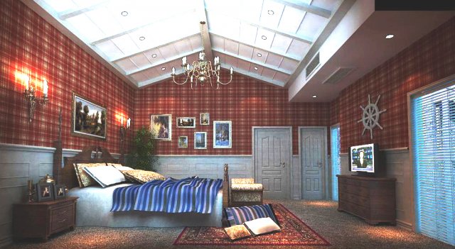 3d home 199 Modèle 3D .c4d .max .obj .3ds .fbx .stl .blend 