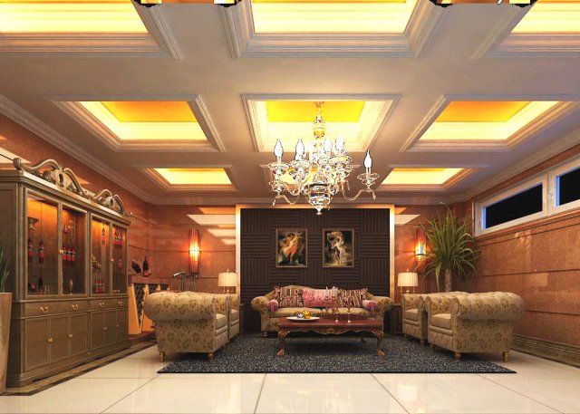 3d home 201 Modèle 3D .c4d .max .obj .3ds .fbx .stl .blend 