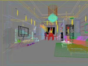 3d home 205 3D Model