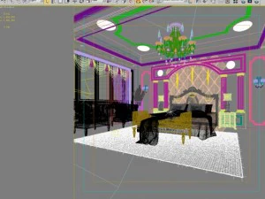 3d home 208 3D Model