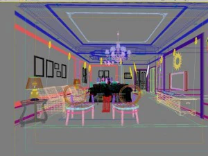 3d home 209 3D Model