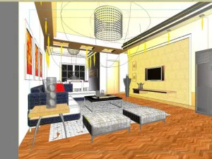 3d home 213 3D Model