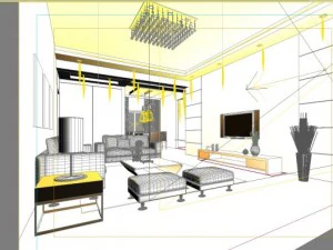 3d home 215 3D Model