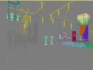 3d home 218 3D Model