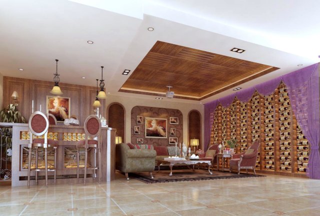 3d home 227 3D Model .c4d .max .obj .3ds .fbx .stl .blend