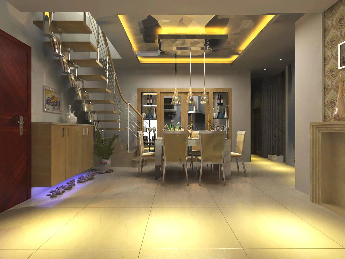 3d home 232 3D Model .c4d .max .obj .3ds .fbx .stl .blend 