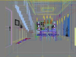 3d home 232 3D Model