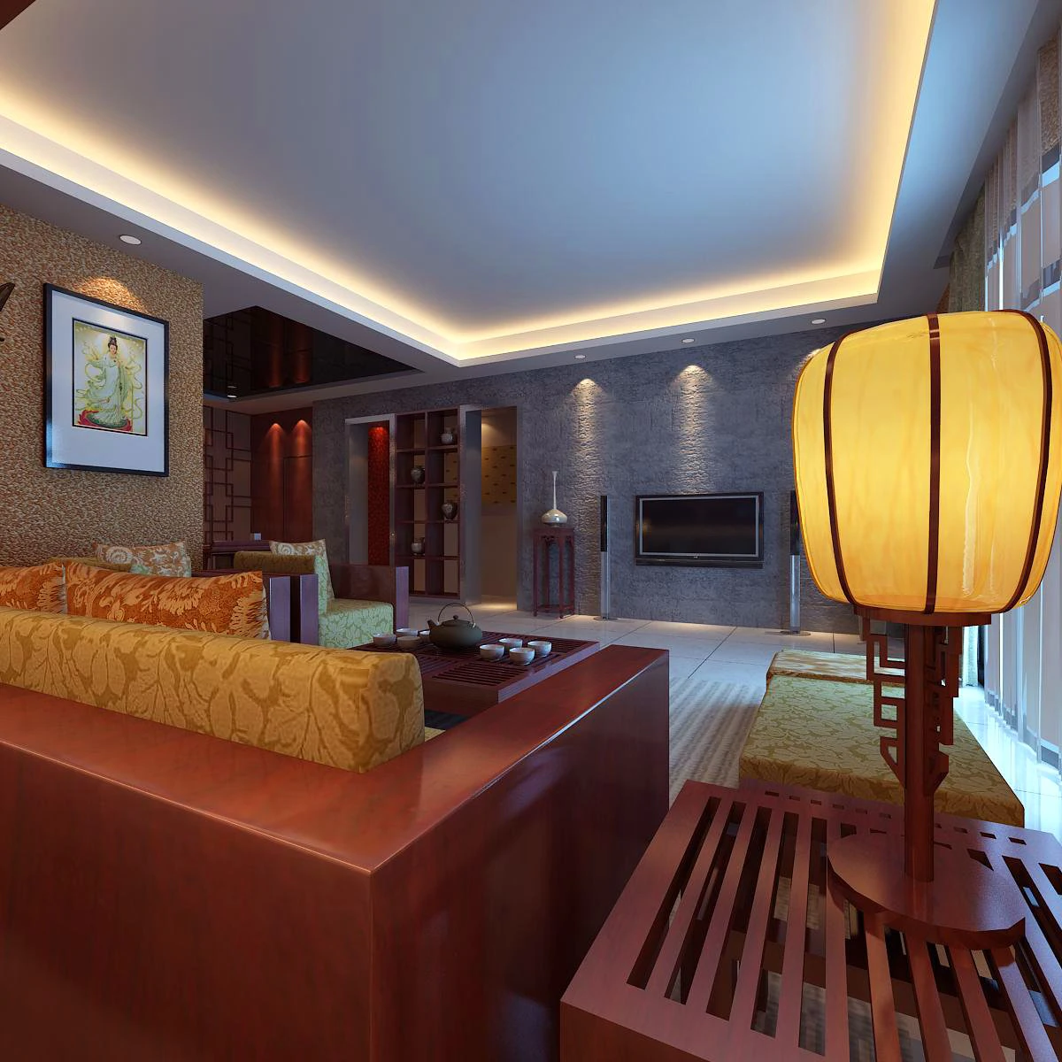 3d home 234 3D Model .c4d .max .obj .3ds .fbx .stl .blend 