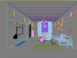 3d home 256 Modello 3D