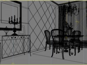 3d home 322 Model 3D
