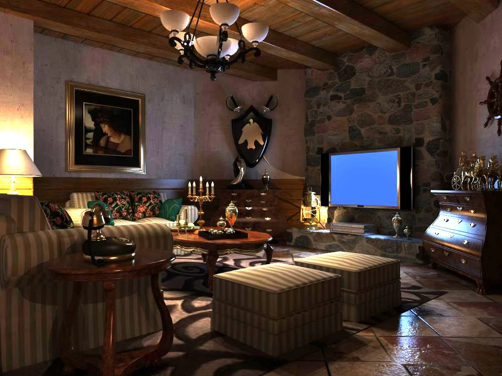 3d home 331 3D Model .c4d .max .obj .3ds .fbx .stl .blend