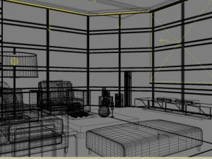 3d home 332 3D Model