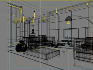 3d home 343 Model 3D
