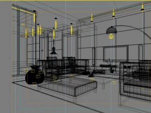 3d home 343 3D Model