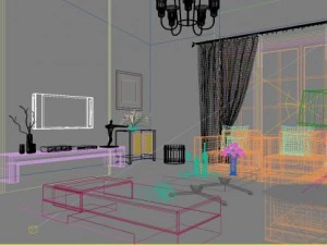 3d home 344 3D Model