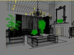 3d home 347 3D Model