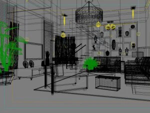 3d home 352 3D Model