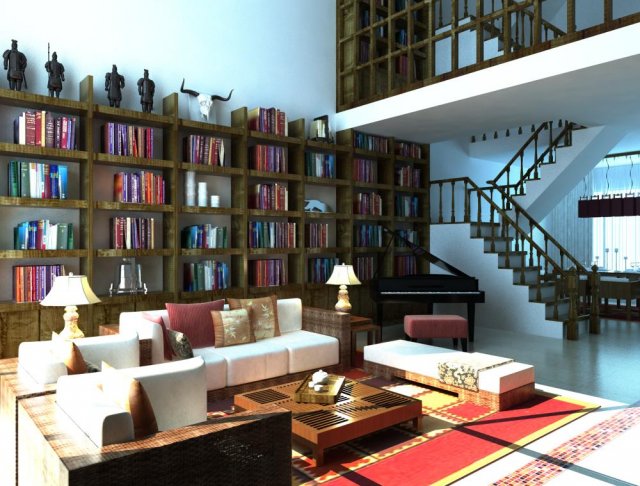 3d home 355 3D मॉडल .c4d .max .obj .3ds .fbx .stl .blend 