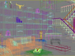 3d home 355 3D Model