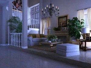 3d 홈 363 3D 모델